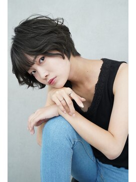 ラックスビー シュクラン 八戸ノ里駅前店(LUXBE SHUKRAN) ラフショートボブ【LUXBE 八戸ノ里駅前店】