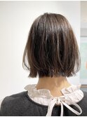 切りっぱなしボブ
