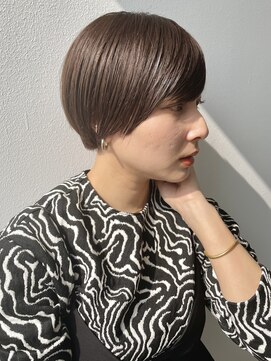 ウェグ 難波(WEG) ハンサムショート/ショートボブ/ショコラグレージュ/髪質改善