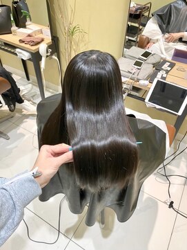 プレシャスバイプロデュース(precious by Produce) 髪質改善◎アッシュブラック【町田/町田駅／町田店】