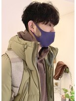 ベンジー 薬院大通店(benji)&nbsp;【メンズマッシュ×ナチュラルツイスト】パーマ