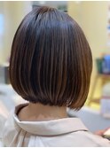 前下がり/ストレートボブ/縮毛矯正/20代30代40代/ボブ/小顔/