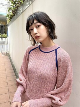 エアー 横浜(AIR) 【湯田】顔まわりレイヤーボブ