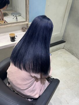 アソビセカンド 原宿(ASOBI 2nd) ブリーチ/ダブルカラー/原宿/ブルーカラー/韓国/髪質改善