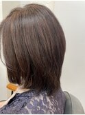 ひし形シルエットのボブ