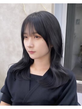 ロンドアヴァントゥス 池袋(Lond aventus) 韓国レイヤー/韓国風/ボブ/髪質改善/黒髪/ブリーチなし〔池袋〕