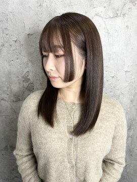 ルーツアイリー 心斎橋(ROOTS IRIE) 大人可愛い/髪質改善/姫カット/ウルトワ/アッシュブラウン