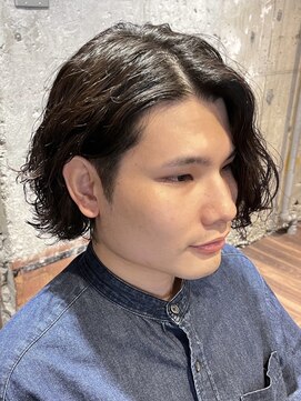 メンズココ 清澄白河店(MENS COCO) センターパートツイストスパイラルパーマツイストパーママッシュ