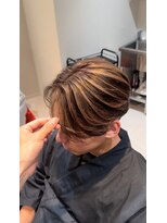 ステージ(STAGE)&nbsp;ダウンパーマ　韓国メンズヘア　メンズバレイヤージュ