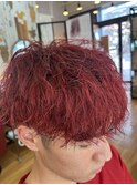 赤髪シャンクスツイストスパイラルパーマツーブロック札幌