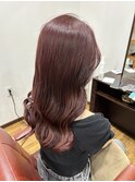 ボルドーピンク