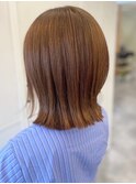 オレンジブラウン×外ハネボブ