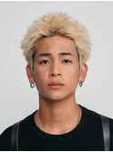 スパイキーショートビジネスショートフェードツイストスパイラル