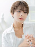 アシンメトリーナチュラルマッシュショートc5越谷20代30代40代