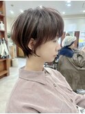 こなれショートボブ/ニュアンスカラー/20代30代40代50代60代