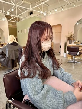 キュオンシア(CUEON. ciea) 艶ロング×春ピンク