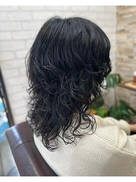 アトリエナガノ(atelier nagano) ニュアンスカラー/センターパート/ツヤ髪スタイル/ブルージュ