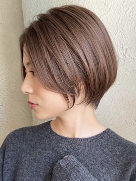 ノイ(noi) 顔周りレイヤーカットくびれヘアミルクティーベージュカラー
