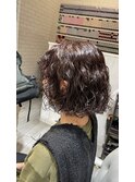 プードルパーマおしゃれヘアボブ2025A/W【Aman hair 吉祥寺s店】