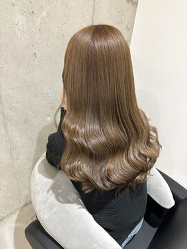 リリアン(ReLien) ブリーチなしWカラー　ミルクティーベージュ