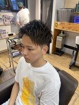 メゾンフォーメン 心斎橋店(Maison for men)&nbsp;王道刈り上げアップバングショートスタイル