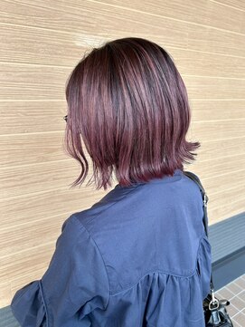 トップヘアー 池の内店(TOP HAIR) ボブ/ワインレッド
