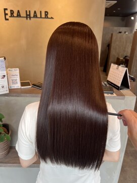 イーラヘアー(ERA HAIR) 大人可愛い透明感髪質改善×うる艶ストレート×マロンブラウン
