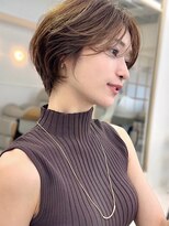 アイドットプラス 表参道(i.+omotesando)&nbsp;大人丸みショートボブ/パーマウェーブ/前髪ハンサムマッシュ