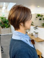 ジーナ 渋谷 表参道(JINA)&nbsp;大人ショート/ハンサムショート/前髪なし/30代40代50代