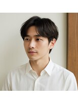 スープレックス ヘアーデザイン(SOUPREX HAIR DESIGN) センターパートビジネスマッシュショート 20代 30代 40代 50代