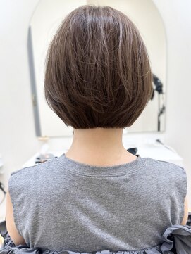 セイドット リー(Say. Ree) say.ショートボブひし形ショートオリーブグレーアッシュ小顔