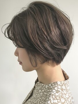 トゥットヘアー(Tutto hair) 王道ナチュラルショートボブ マロンベージュカラー