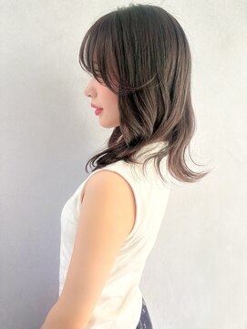 ミヨン 熊本店(miyon) 【miyon】韓国レイヤーカット×暗髪カラー×髪質改善