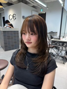 ザシェノンウメダ(THA CHAINON UMEDA) 心斎橋/着物ヘア/大人ガーリー/ダークアッシュ/似合わせカット