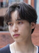 フィフス 渋谷(fifth) 渋谷大人爽やかニュアンスパーマメンズカット毛流れ韓国風緩め