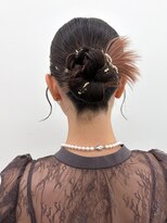 アニー 松戸(ANNI)&nbsp;着物ヘア/ダークアッシュ/ミディアムレイヤーカット/松戸