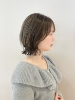 ルカ リノア(Luca lino:a)&nbsp;レイヤーボブ×透明感オリーブカラー