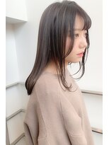 ヘアメイクアモーレ 光の森店(Hair Make Amore) 縮毛矯正髪質改善レイヤーカット×ニュアンスオリーブ