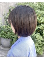 マノハル(MANOHARU)&nbsp;地毛　まとまる丸み黒髪ショートボブ
