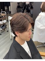 グリードヘアー(greed hair)&nbsp;毛流れパーマ/センターパート