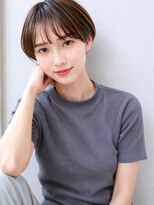 ドロップ(drop)&nbsp;大人可愛い丸みショート×シースルーバング