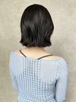 メゾンドイギー(MAISON de IGGY)&nbsp;大人可愛いぱっつんボブ外ハネくびれ透明感ダークグレージュ