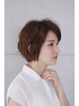 アンドヘアー 西葛西(&-HAIR) 【&- hair/鈴木孝治】大人後頭部ふんわりショートボブ 西葛西