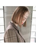秋髪！小顔になれるニュアンスストレート☆