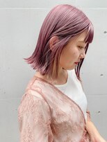 ヘア デザイン ヴェルダ(hair design Verda) 【verda】ピンクパープル×ことりベージュ×ウォータフォール