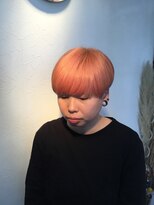 ヘアーデザイン アブー(hair design A BOO)&nbsp;サーモンピンク