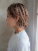 外ハネコンパクトボブカット・カラーDiMPlE越谷/越谷駅前/越谷