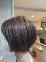 エルド(eld)&nbsp;【絶壁解消】大人ショートボブ×ピンクベージュ