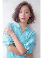 ルームバイシー 新宿(Loom. by Sea)&nbsp;フォギベージュ×毛先パーマボブ