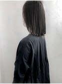 ナチュラルボブ×グレージュカラー